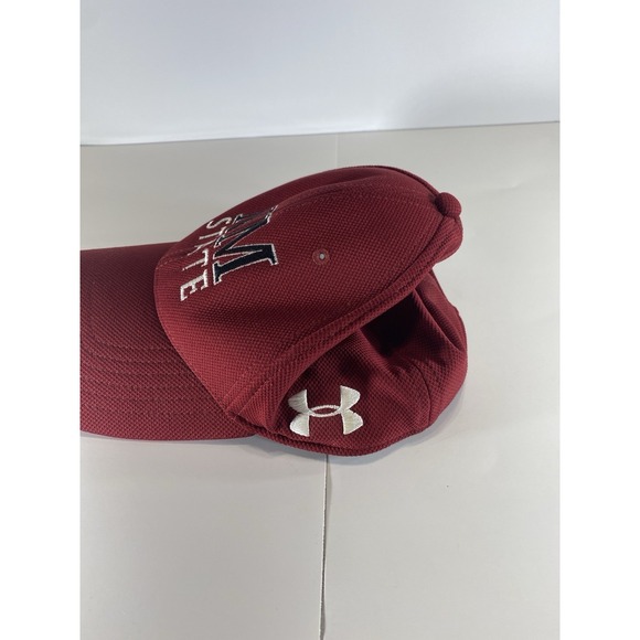 Under Armour New Mexico State Aggies Fitted Hat M/L Maroon Performance Cap NCAA - Picture 2 of 4